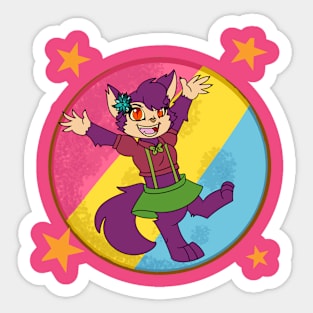 Pansexual Werewolf! Sticker